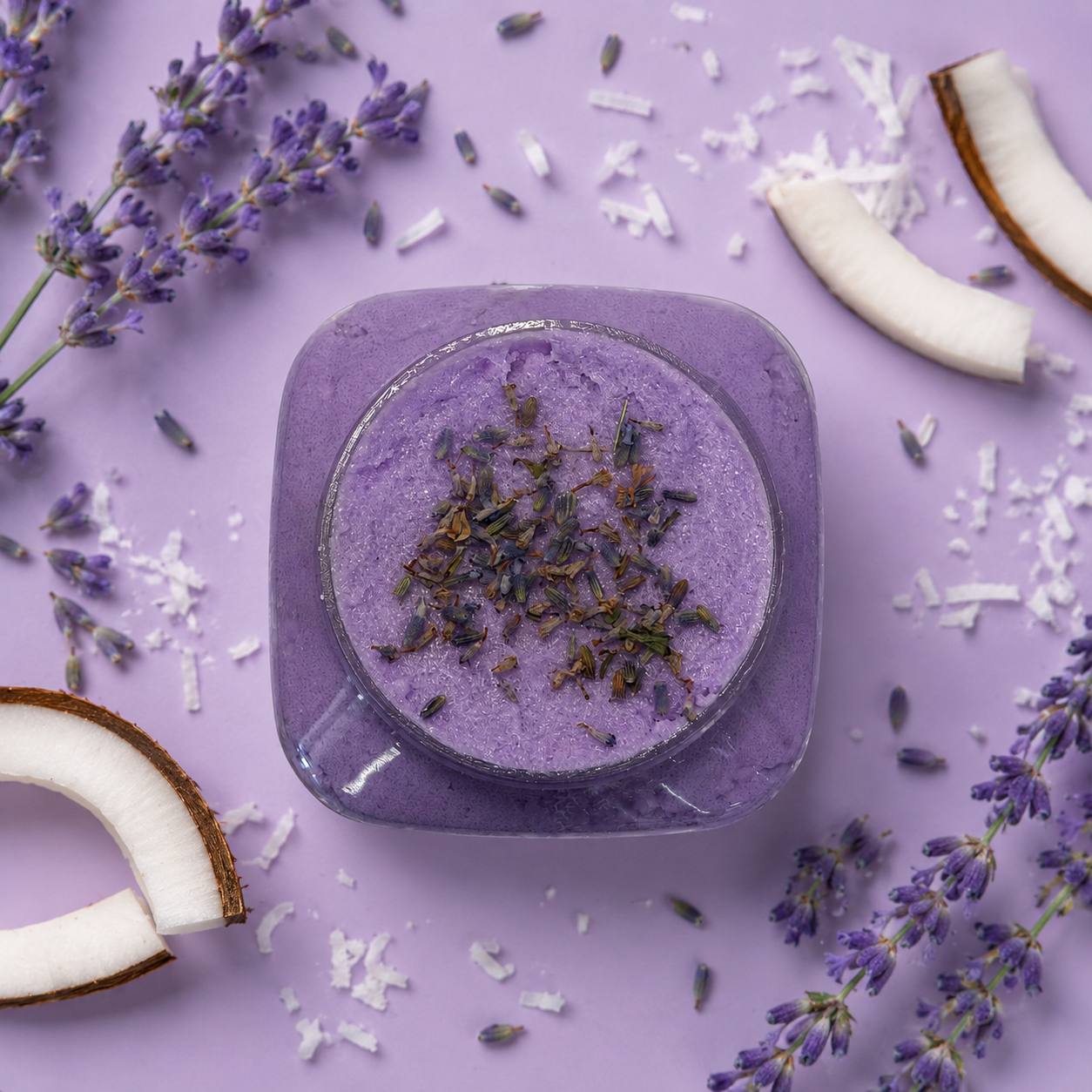 Lavender Coco Island Whipped Sugar Scrub