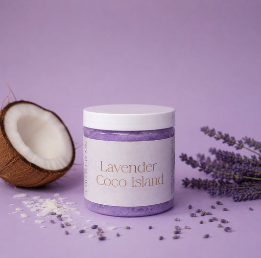 Lavender Coco Island Whipped Sugar Scrub